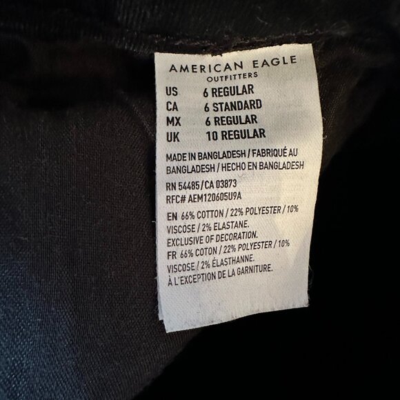 AE high rise flares size 6 Regular - Picture 4 of 6